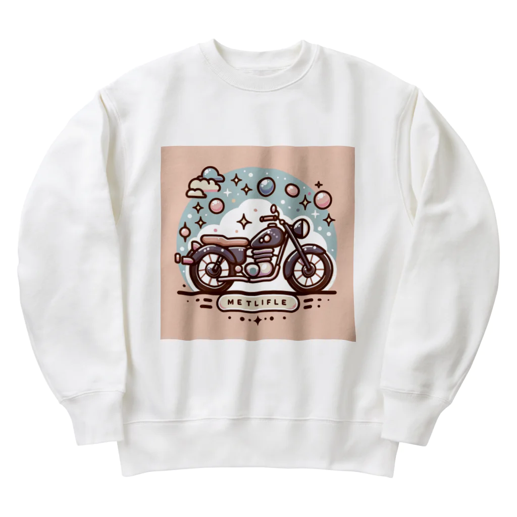 the blue seasonの夢のバブルライド Heavyweight Crew Neck Sweatshirt