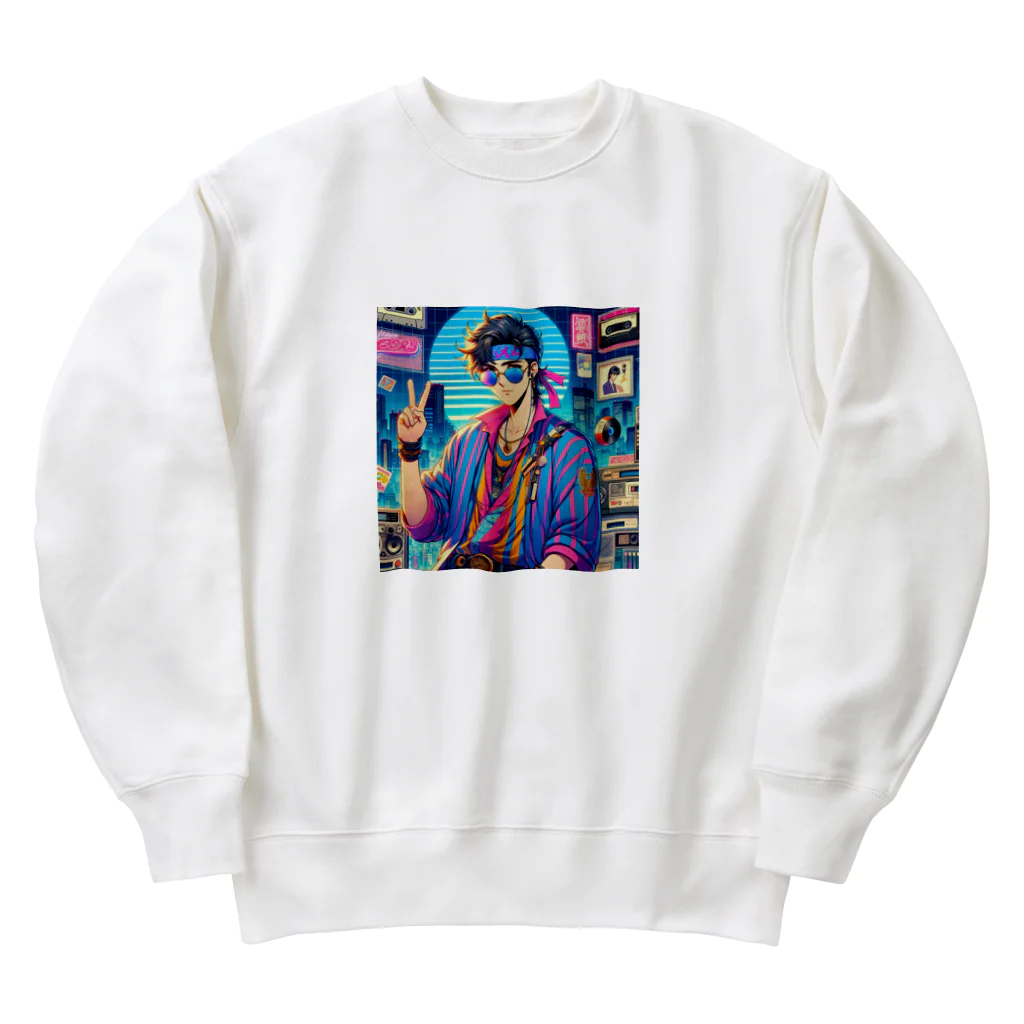 80’ｓの80’ｓ_2 Heavyweight Crew Neck Sweatshirt