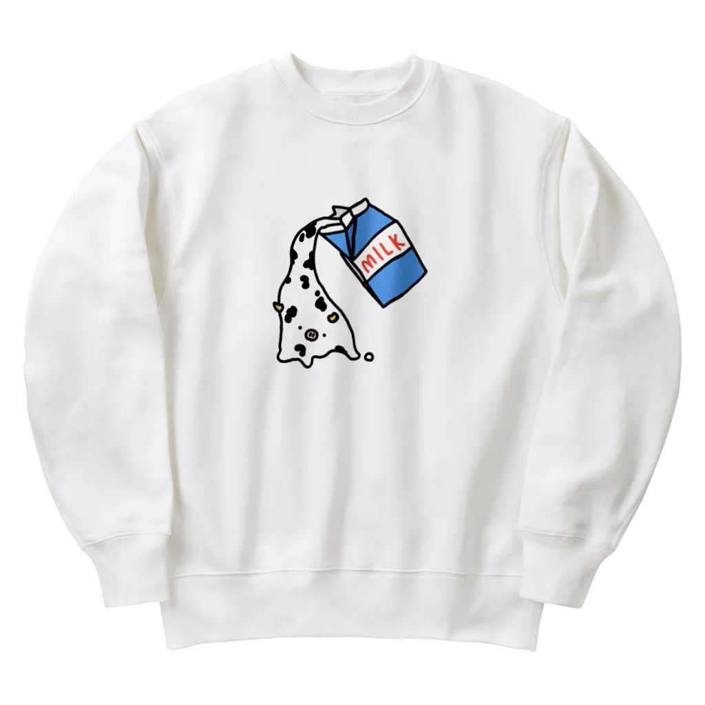 んぺぺの“牛”乳 Heavyweight Crew Neck Sweatshirt