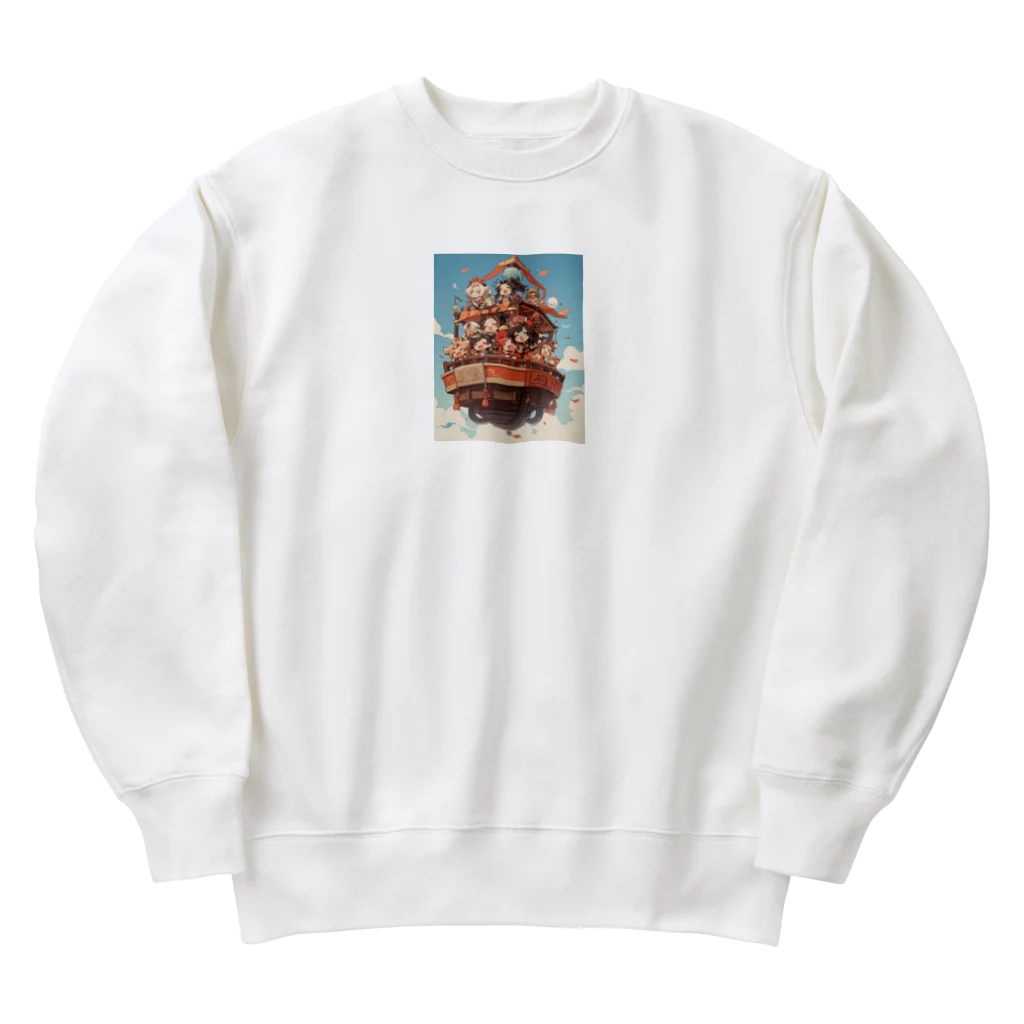 AQUAMETAVERSEの勇気と喜びの航海 Marsa 106 Heavyweight Crew Neck Sweatshirt