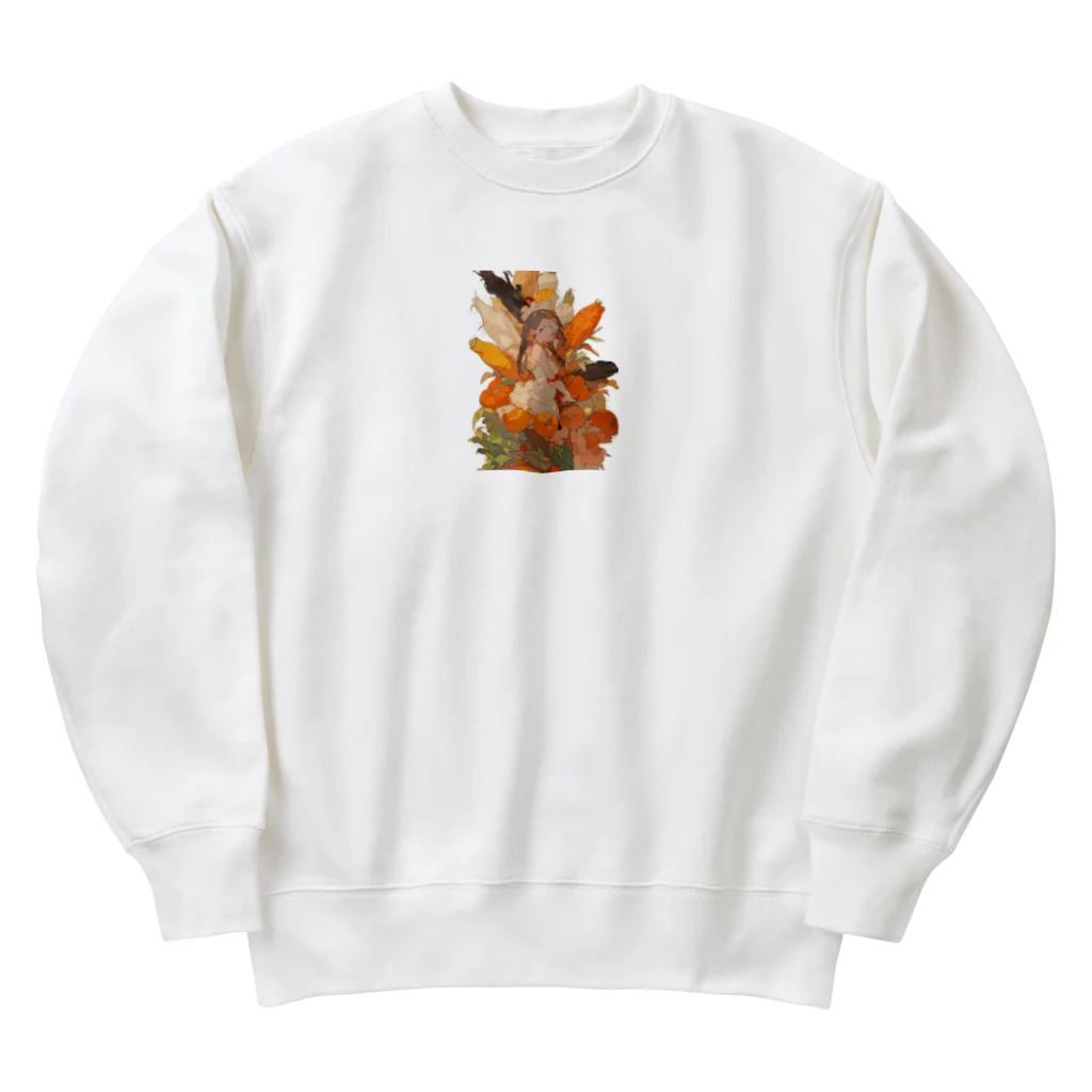 AQUAMETAVERSEの野菜娘　なでしこ1478 Heavyweight Crew Neck Sweatshirt