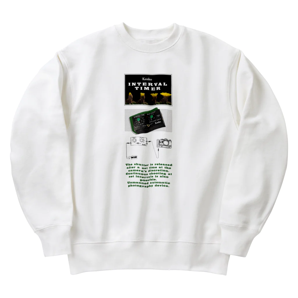 ケンコー・トキナー雑貨ショップ「ケンコーブティック」のケンコークラシック　インターバルタイマー Heavyweight Crew Neck Sweatshirt