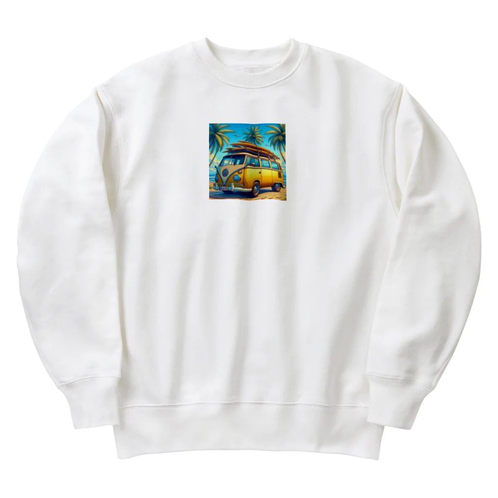 c-kichiの海辺のフォルクスワーゲン Heavyweight Crew Neck Sweatshirt