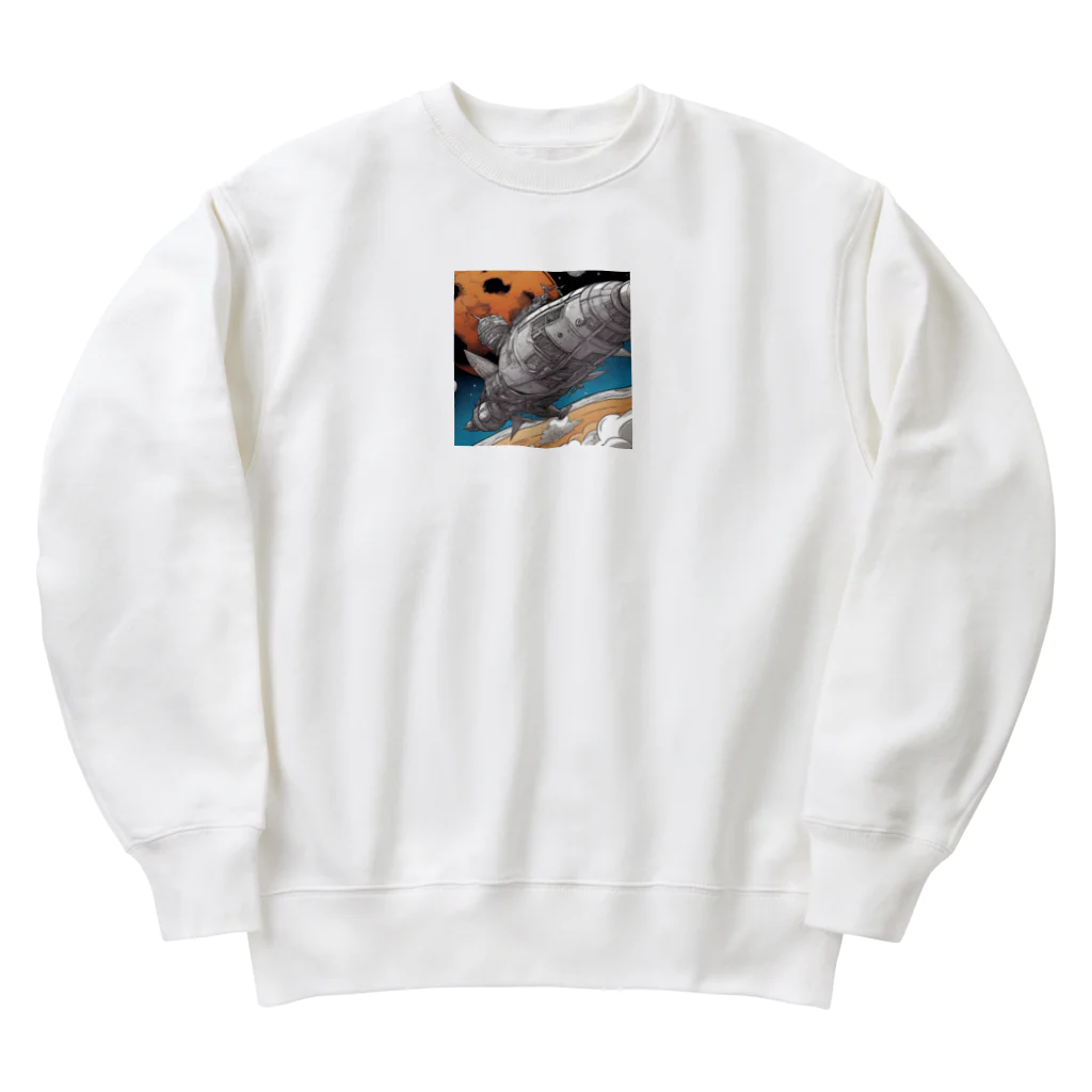 reeei56の宇宙船 Heavyweight Crew Neck Sweatshirt