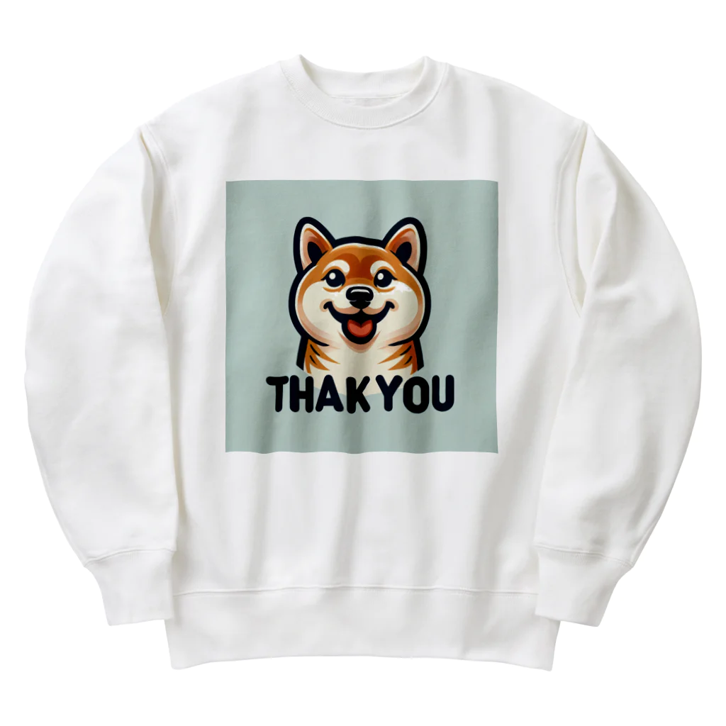 keikei5の魅力的な柴犬 Heavyweight Crew Neck Sweatshirt