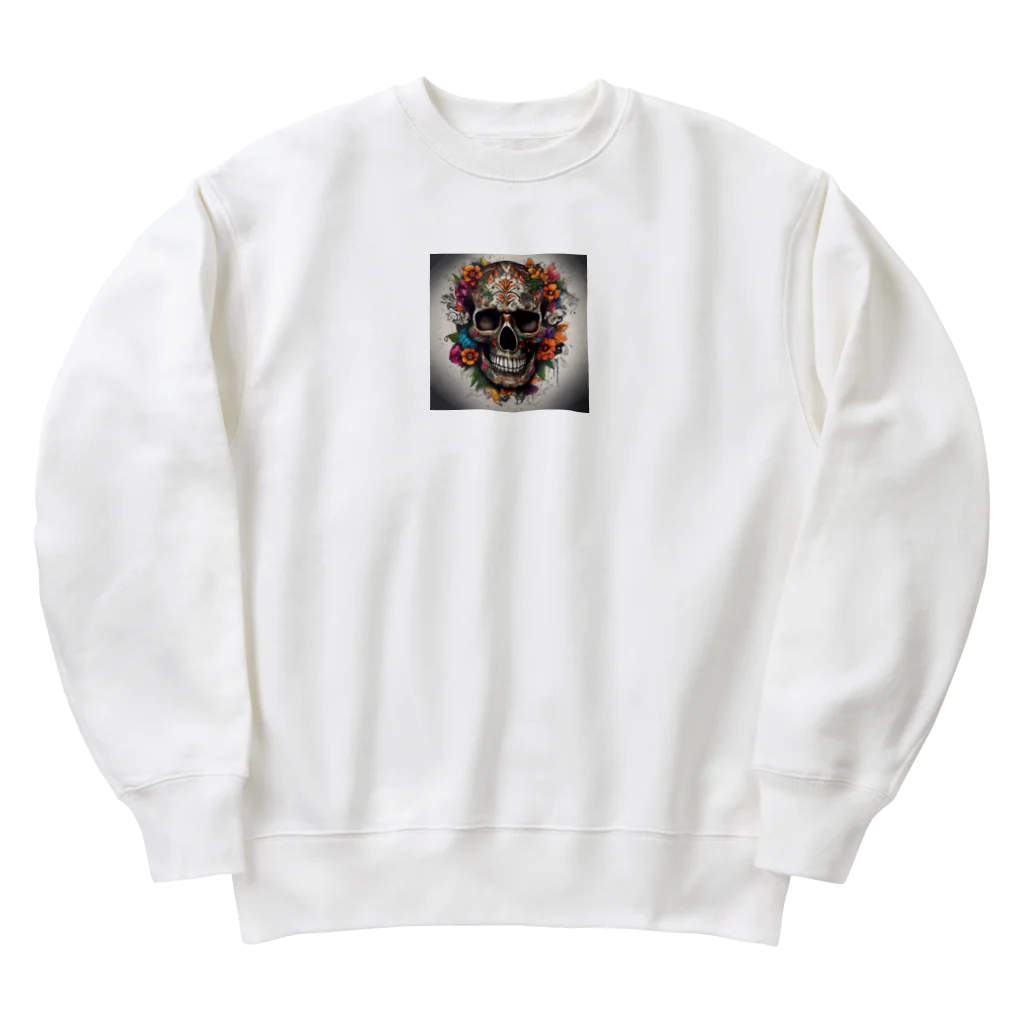 てぃっちゃんの頭蓋骨 Heavyweight Crew Neck Sweatshirt