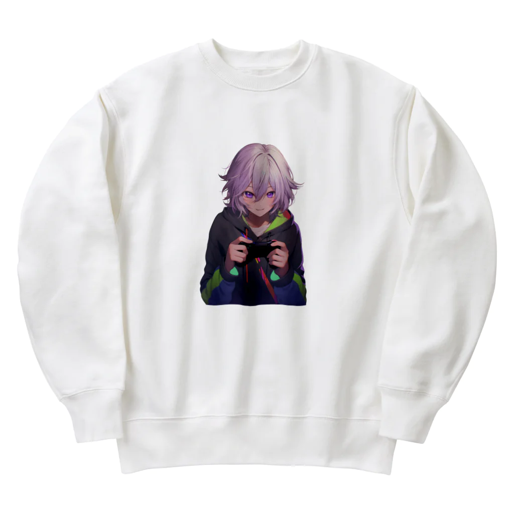 AICreaterのゲーミングBoy No.1 Heavyweight Crew Neck Sweatshirt