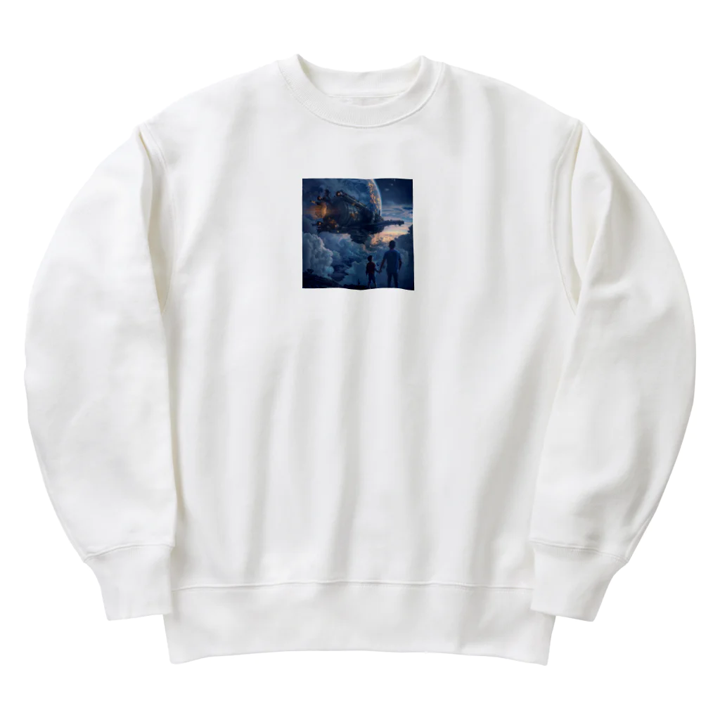 AQUAMETAVERSEの未確認飛行物体　なでしこ1478 Heavyweight Crew Neck Sweatshirt