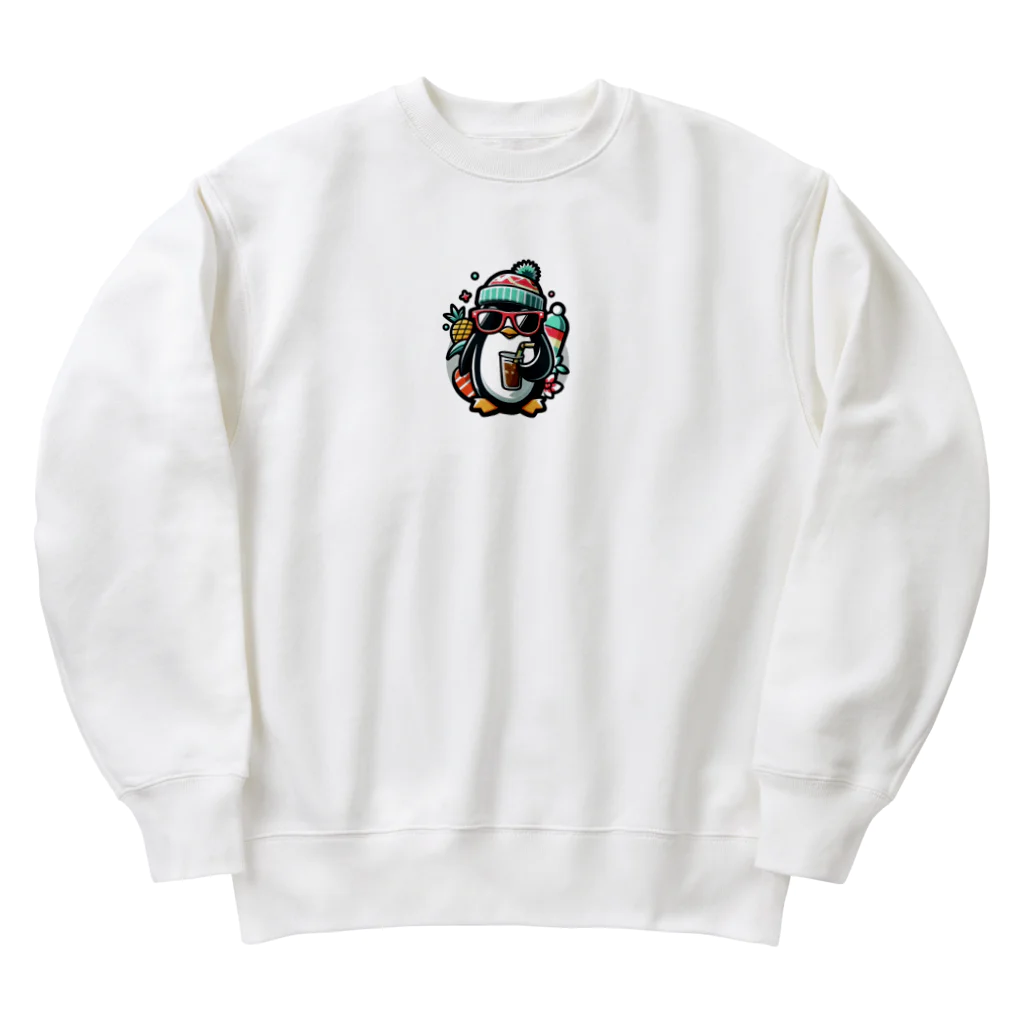 ankoro_mochiのサングラスペンギン Heavyweight Crew Neck Sweatshirt