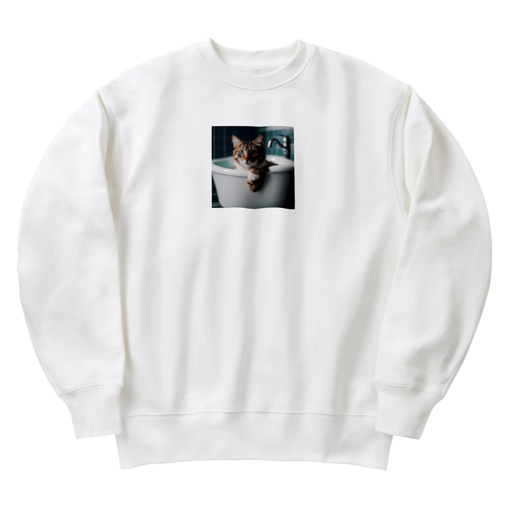 shopSHOPの猫の入浴 Heavyweight Crew Neck Sweatshirt