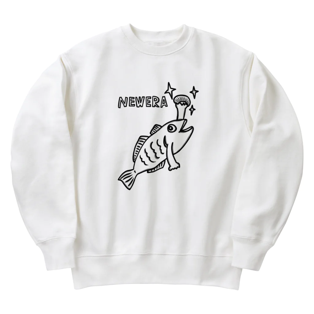 ヒロシオーバーダイブのニューエラ/NEWERA Heavyweight Crew Neck Sweatshirt