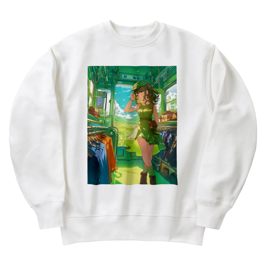 シロクマペンギンのトレインアパレルショップ Heavyweight Crew Neck Sweatshirt