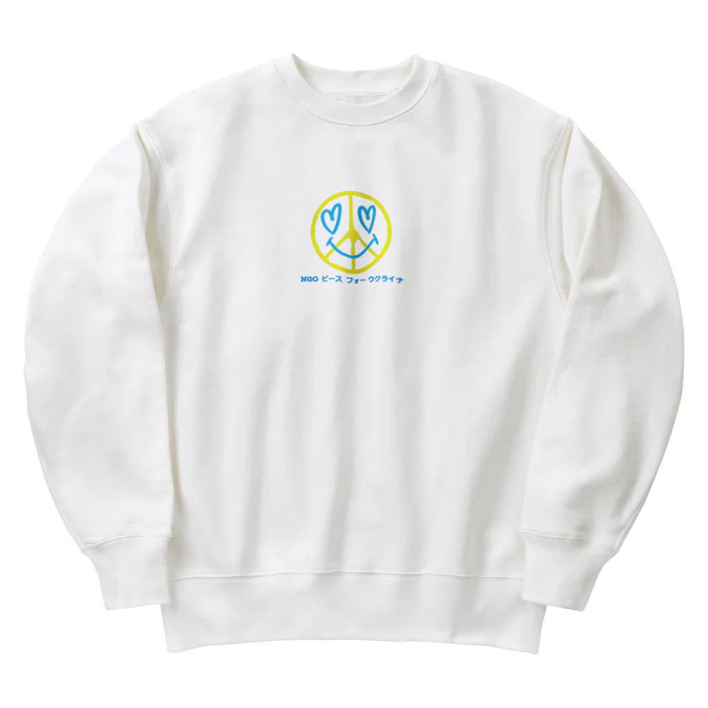 ピース フォー ウクライナのウクライナちゃん　 Heavyweight Crew Neck Sweatshirt