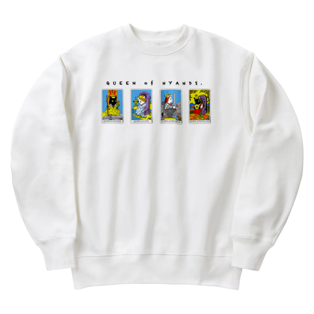 uranaieshiのQUEEN of NYANDS.  Heavyweight Crew Neck Sweatshirt