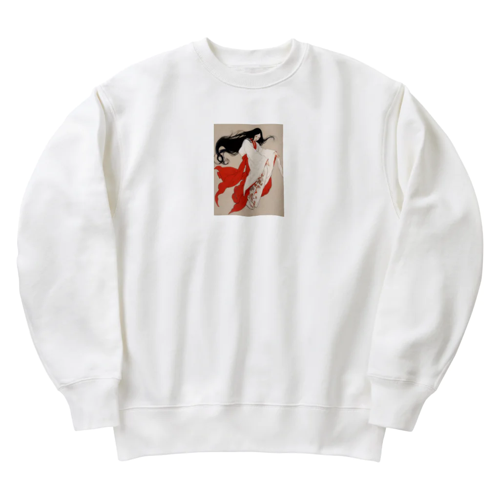 AQUAMETAVERSEの紫式部　なでしこ1478 Heavyweight Crew Neck Sweatshirt