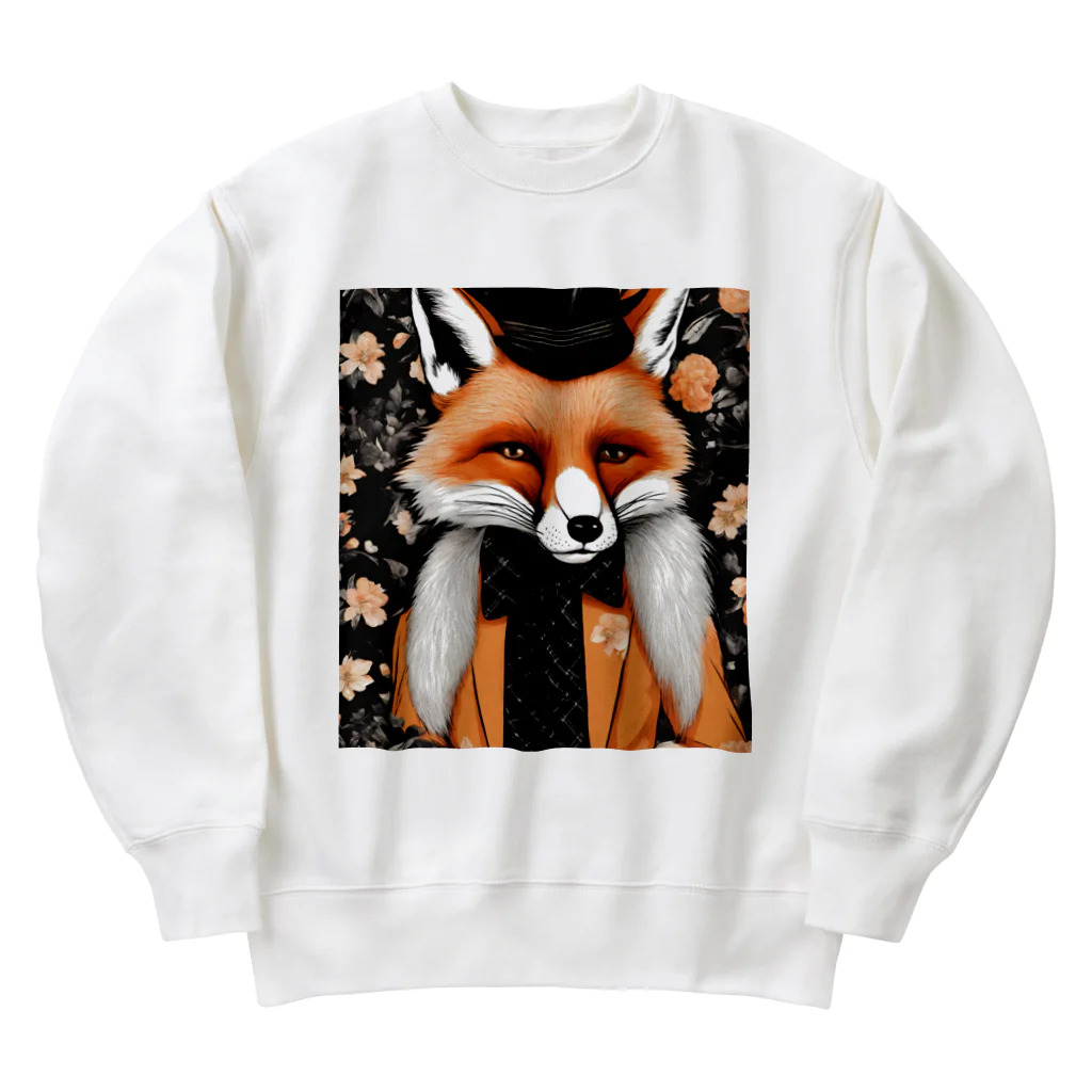 kowarororoのオシャレFOX Heavyweight Crew Neck Sweatshirt