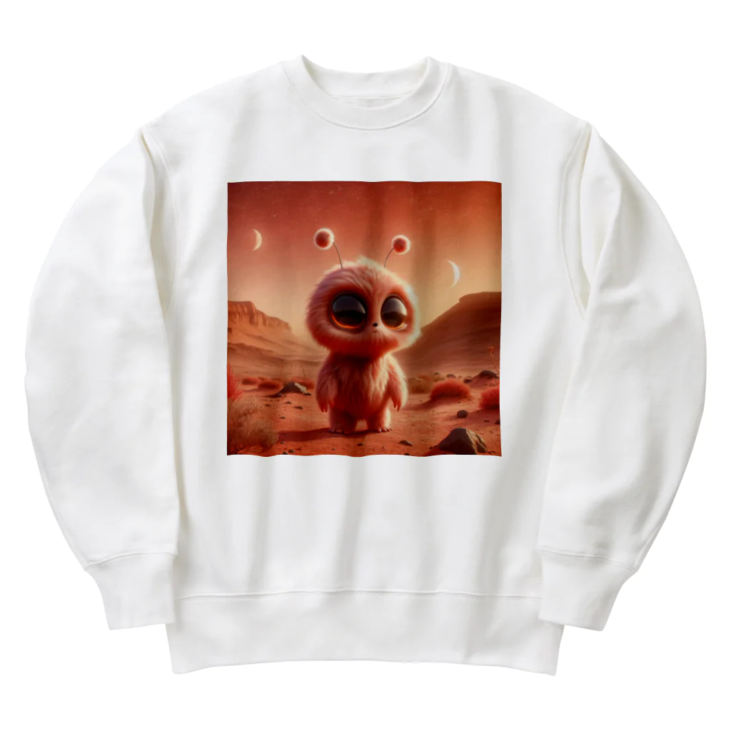 うるちゃんねるの火星で待ってるカセイくん Heavyweight Crew Neck Sweatshirt