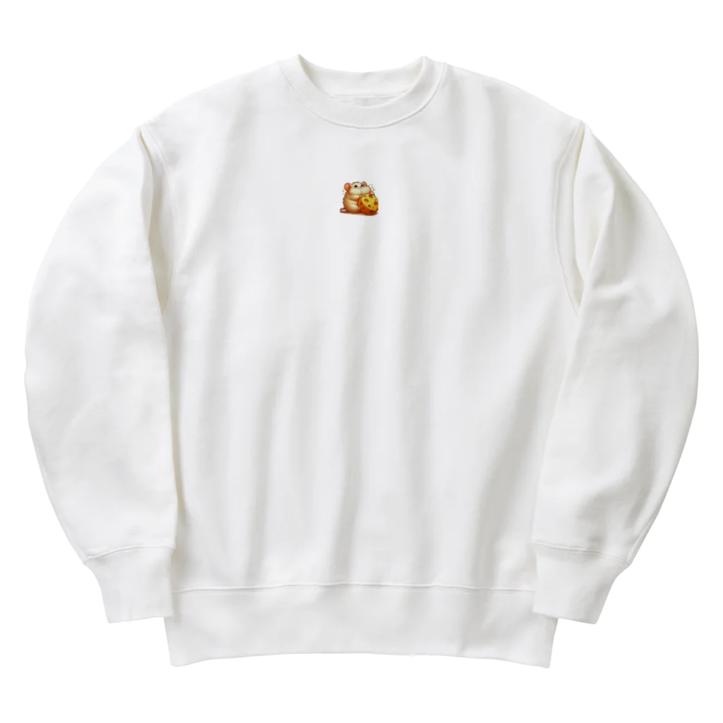 kyokingのでぶっちょネズミ Heavyweight Crew Neck Sweatshirt