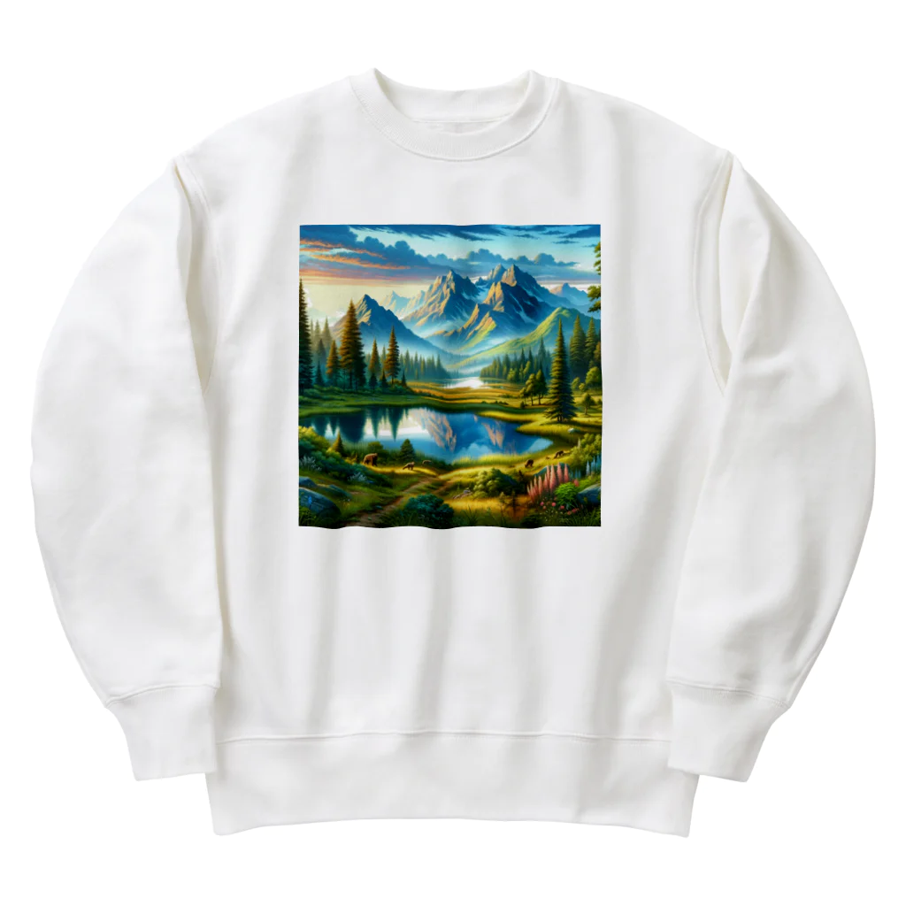 すずらん24の大自然の恵み　 Heavyweight Crew Neck Sweatshirt