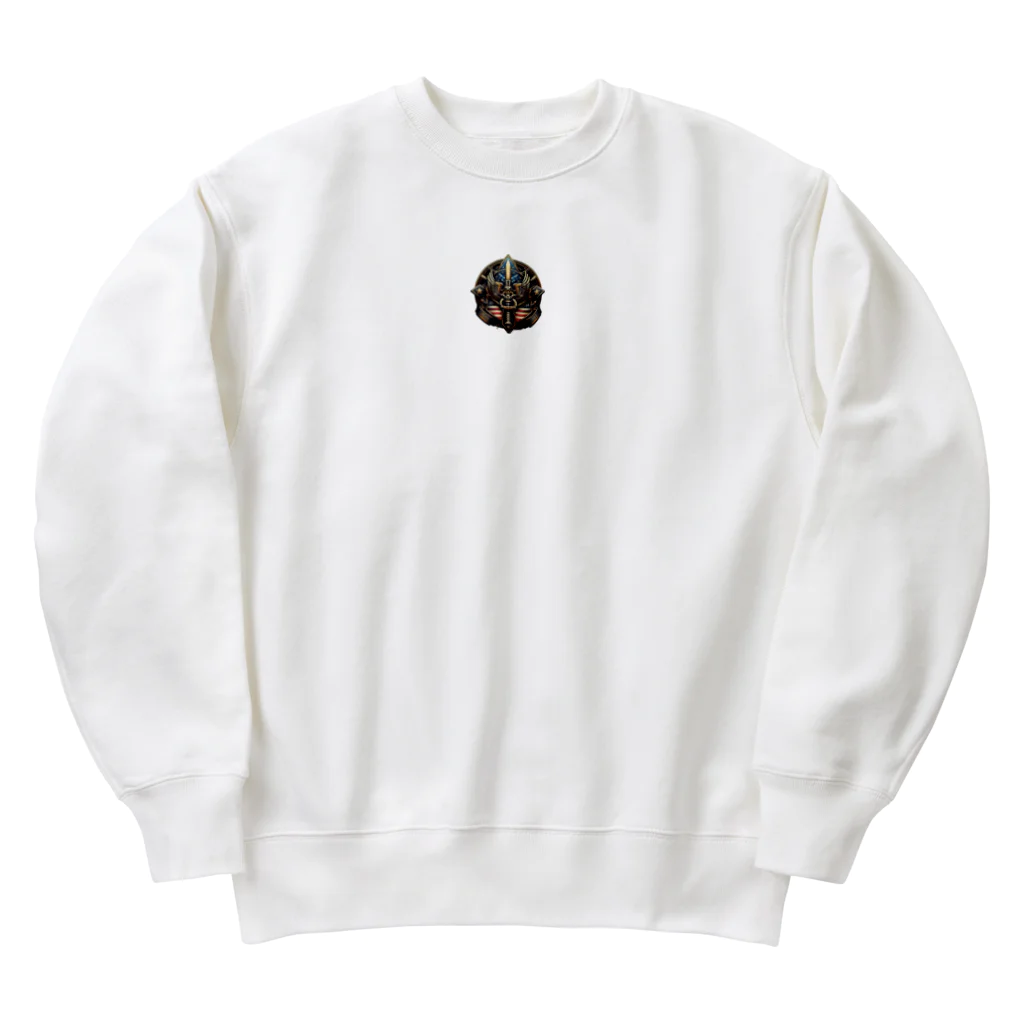 AREUSのAIが作った軍隊ロゴ Heavyweight Crew Neck Sweatshirt