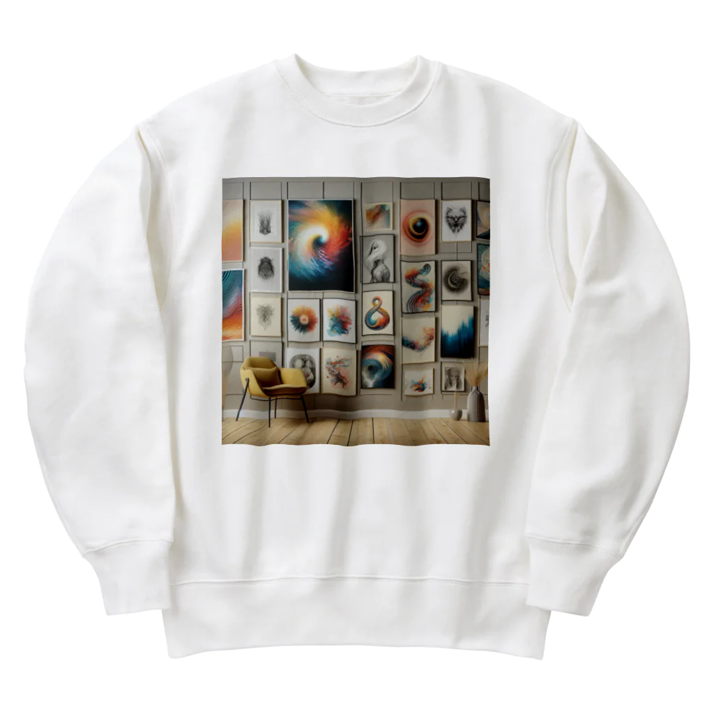 しまじろうプリウス!!の色彩遊戯 Heavyweight Crew Neck Sweatshirt