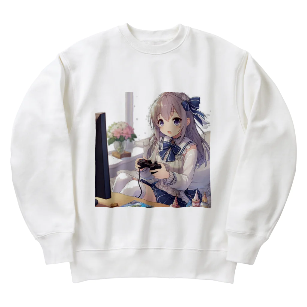 HKG Storeのゲーム女子 Heavyweight Crew Neck Sweatshirt