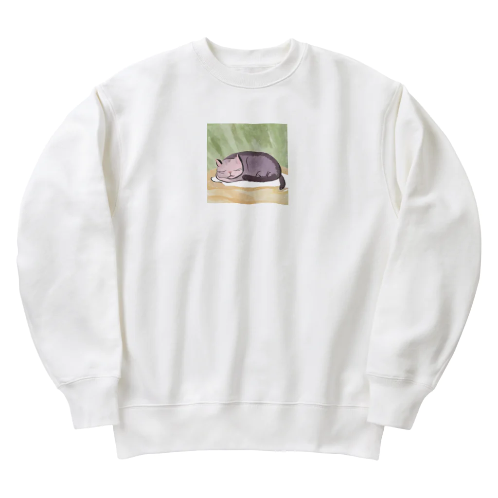 K-SHIKI_JapanesethingsのHIRUNENEKO Heavyweight Crew Neck Sweatshirt