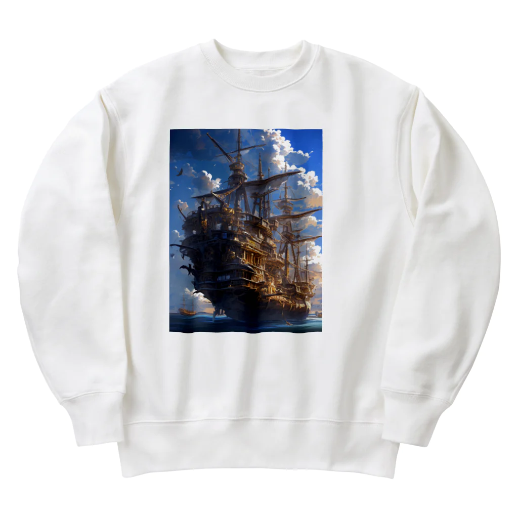 AQUAMETAVERSEの海賊船　なでしこ1478 Heavyweight Crew Neck Sweatshirt