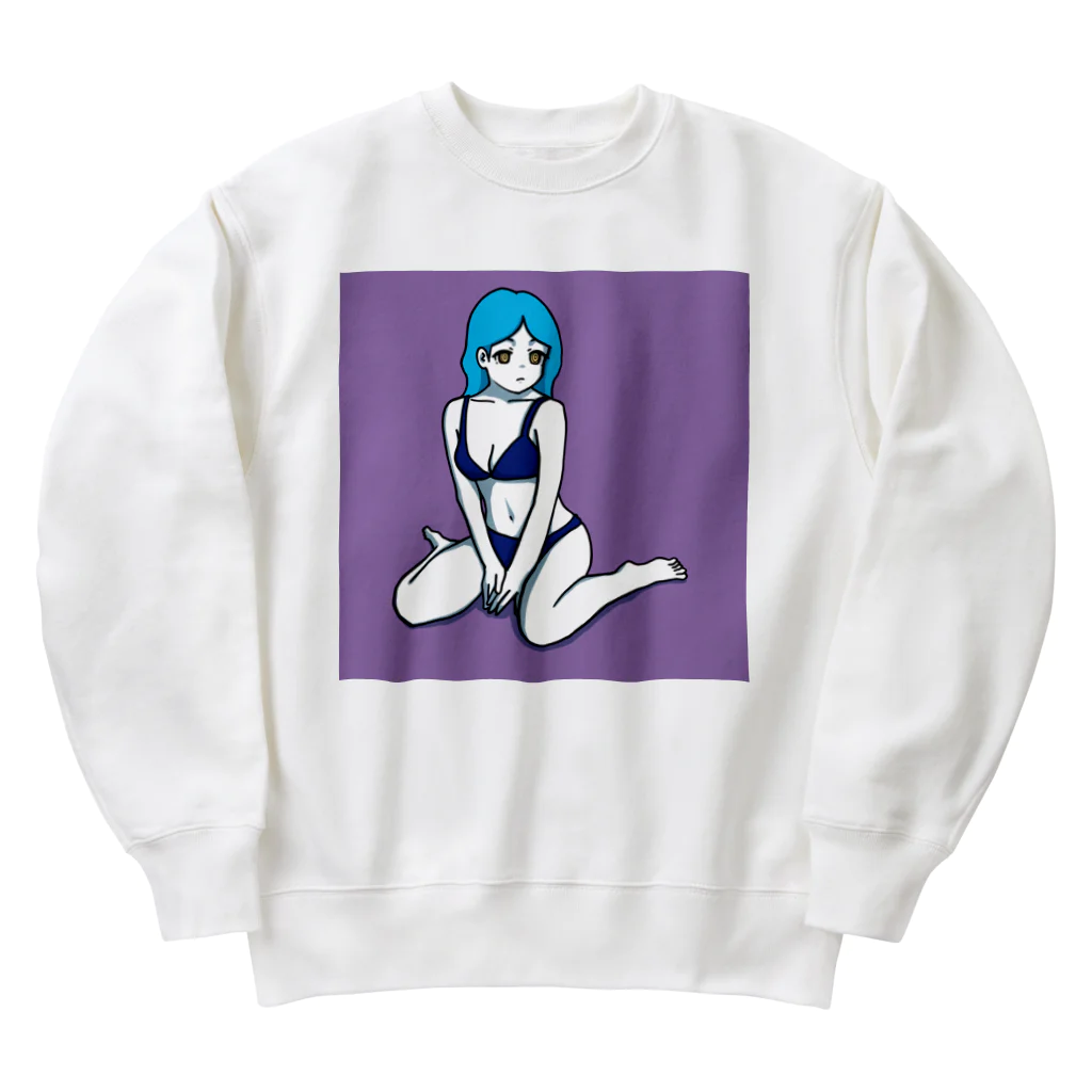 nineのBlue Girl Heavyweight Crew Neck Sweatshirt