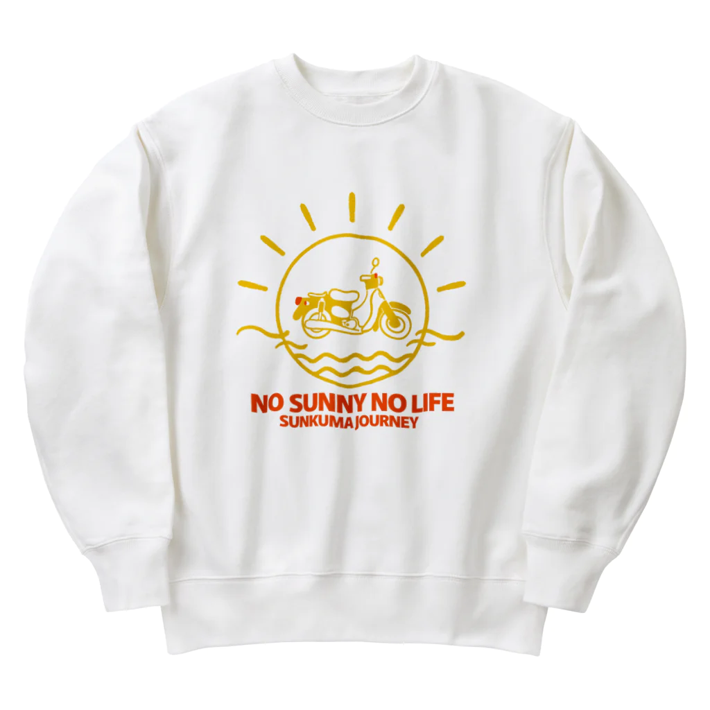sunkuma_journeyのNO SUNNY NO LIFE Heavyweight Crew Neck Sweatshirt