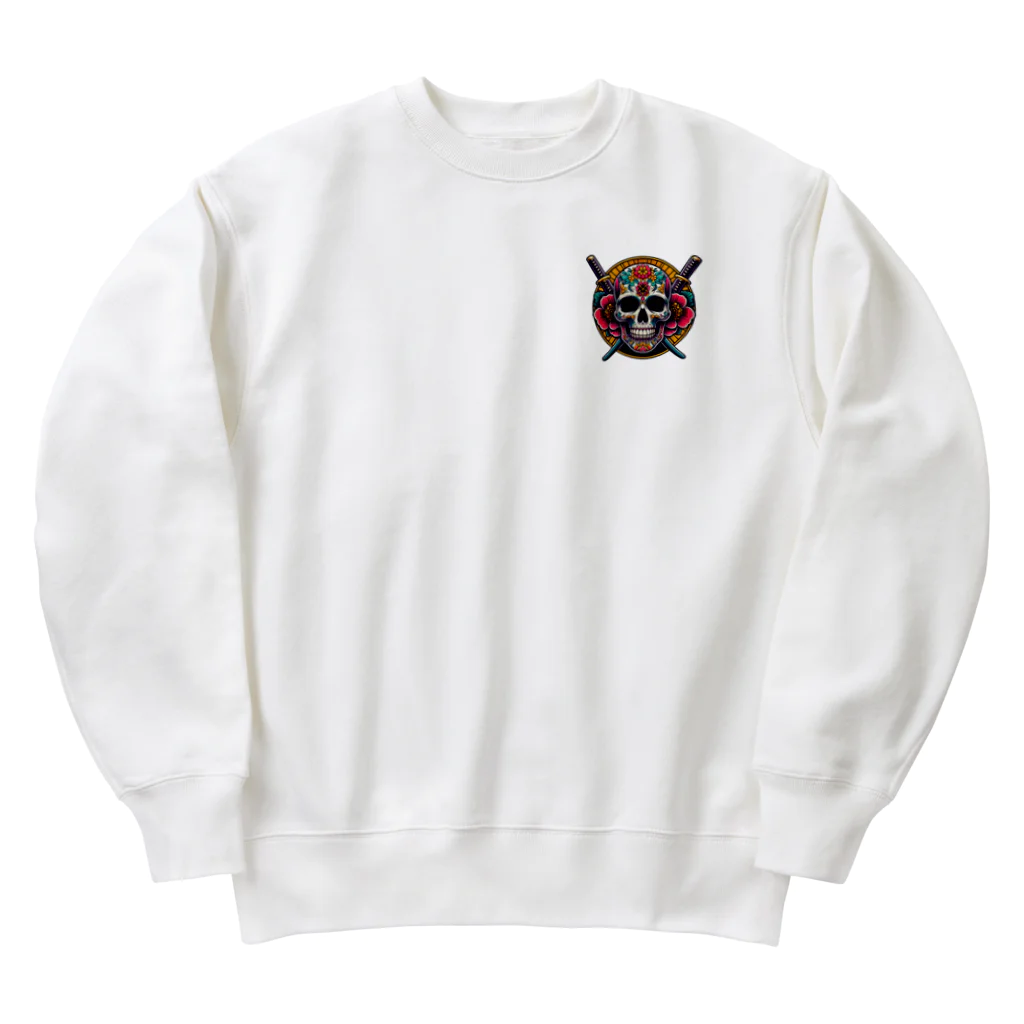 kuramoのカラベラ・スカル Heavyweight Crew Neck Sweatshirt