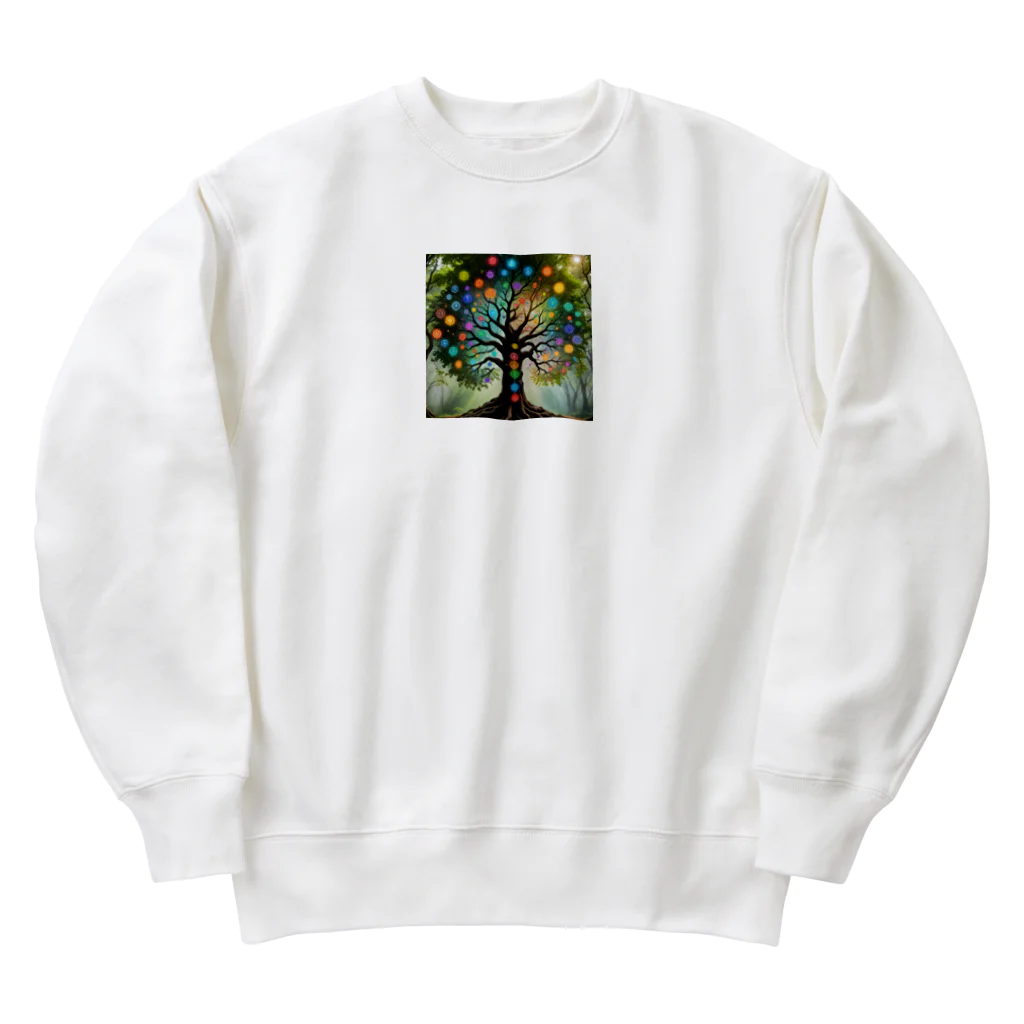 ChakraChicのChakraChic TREE Heavyweight Crew Neck Sweatshirt