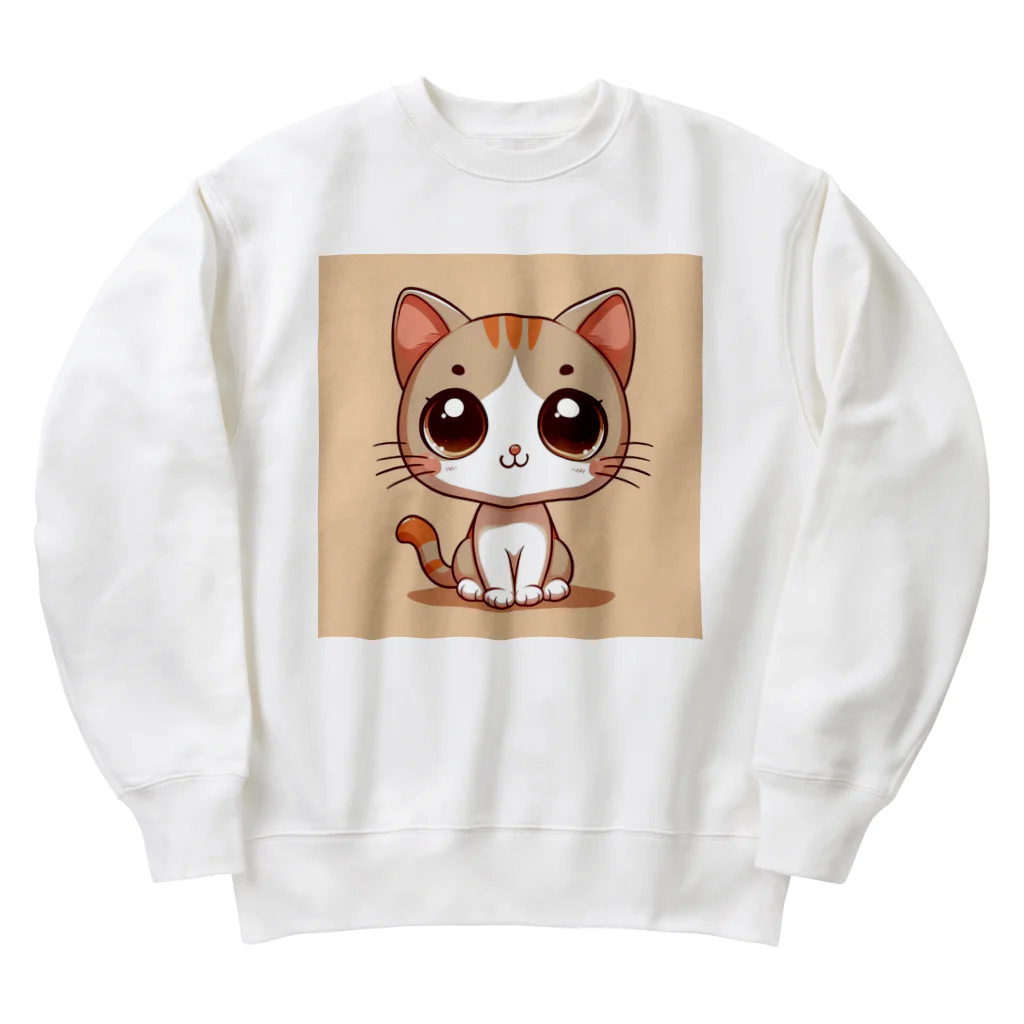 yos-1292583のねこニコばん Heavyweight Crew Neck Sweatshirt