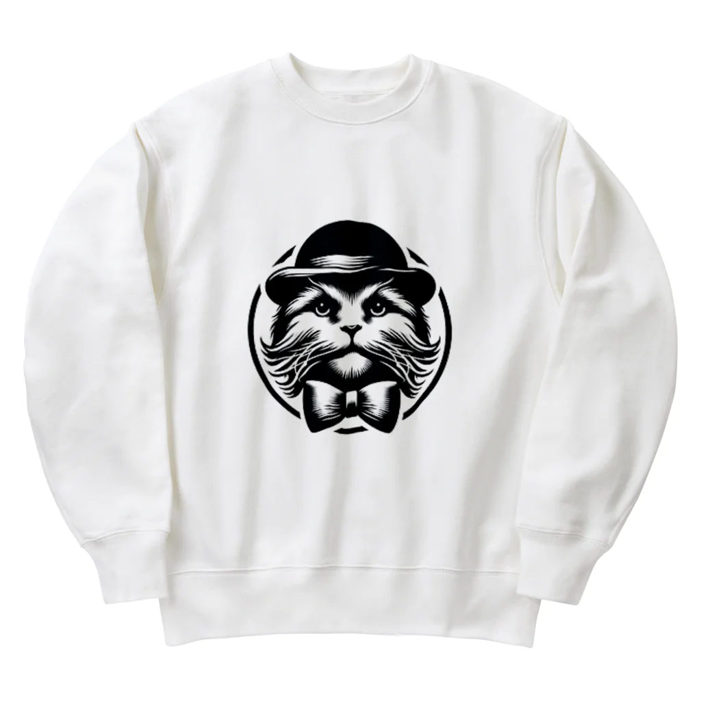 アニマルアーティファクトのジェントルねこ Heavyweight Crew Neck Sweatshirt