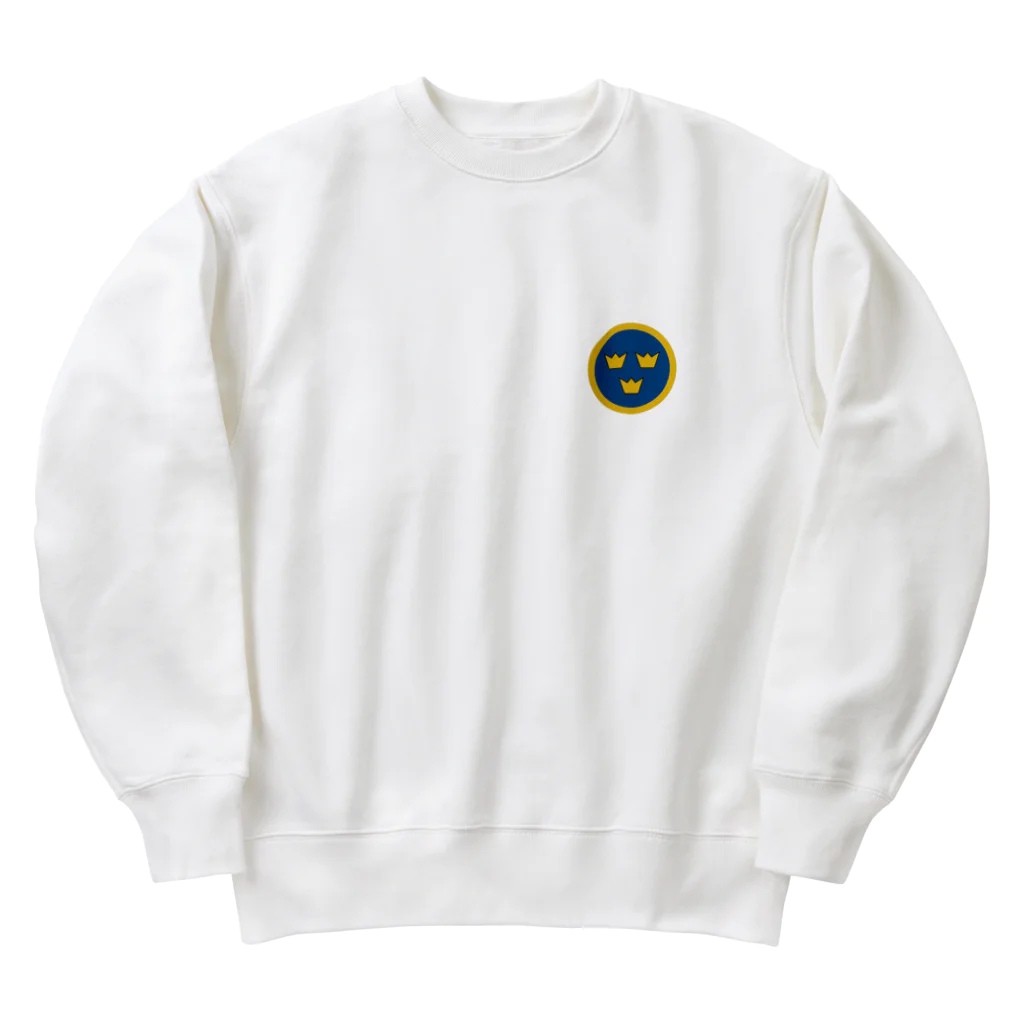 puikkoの国籍マーク　スウェーデン（ワンポイント） Heavyweight Crew Neck Sweatshirt