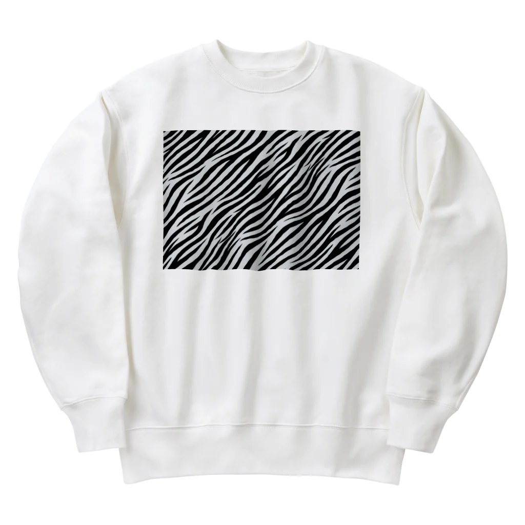 シマのゼブラ柄に期待を求めて Heavyweight Crew Neck Sweatshirt