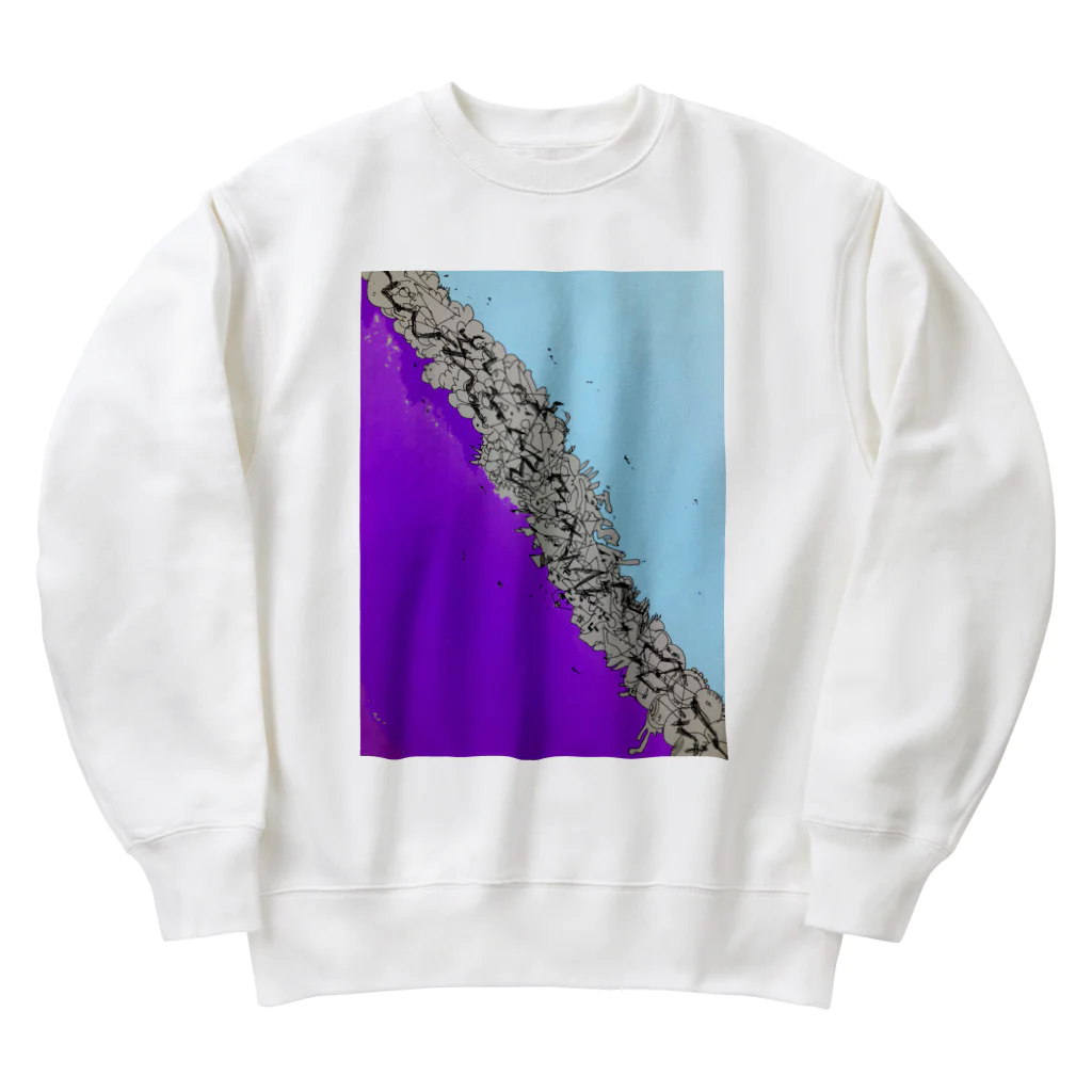 BEYOND_BEYONDの紫浄土 Heavyweight Crew Neck Sweatshirt