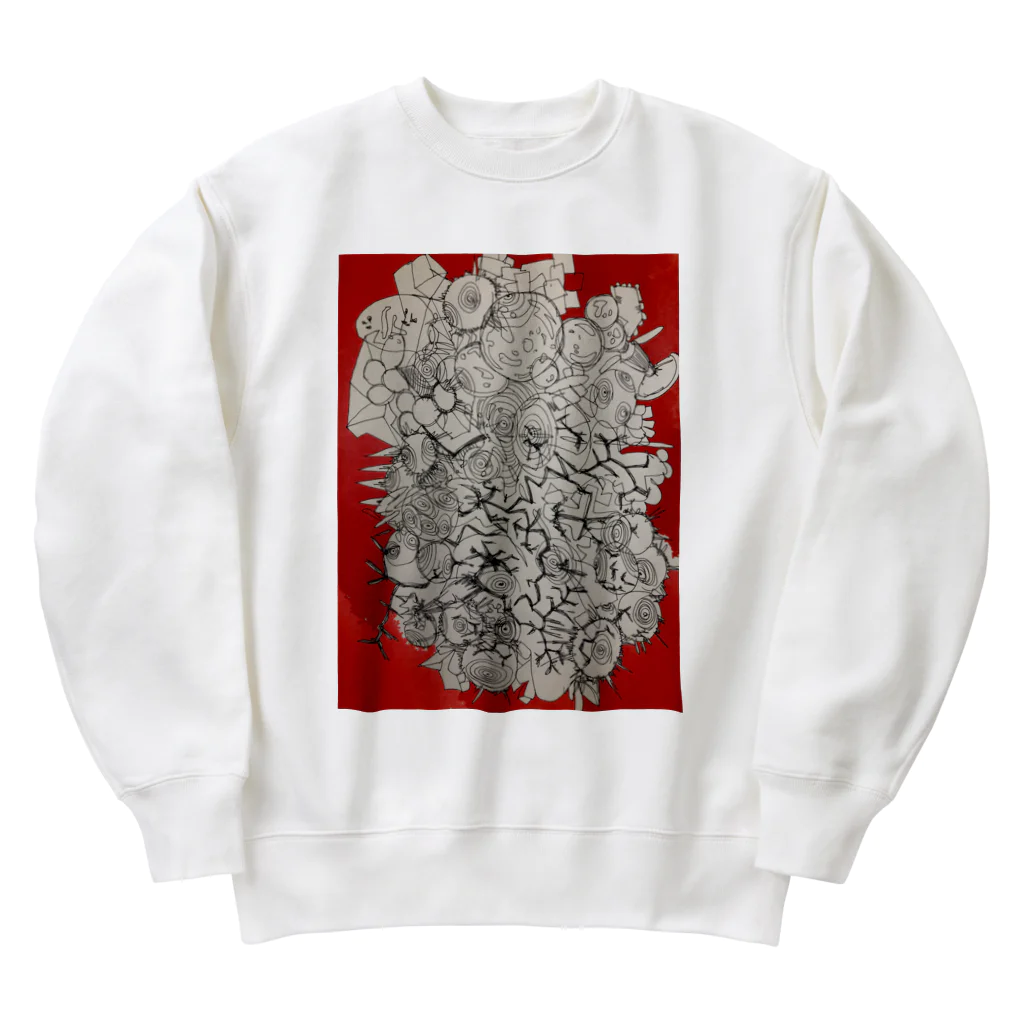 BEYOND_BEYONDの赤浄土 Heavyweight Crew Neck Sweatshirt