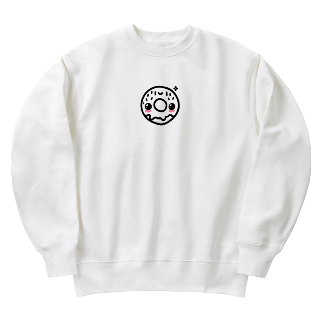 toto444のかわいいどーなつ🍩 Heavyweight Crew Neck Sweatshirt