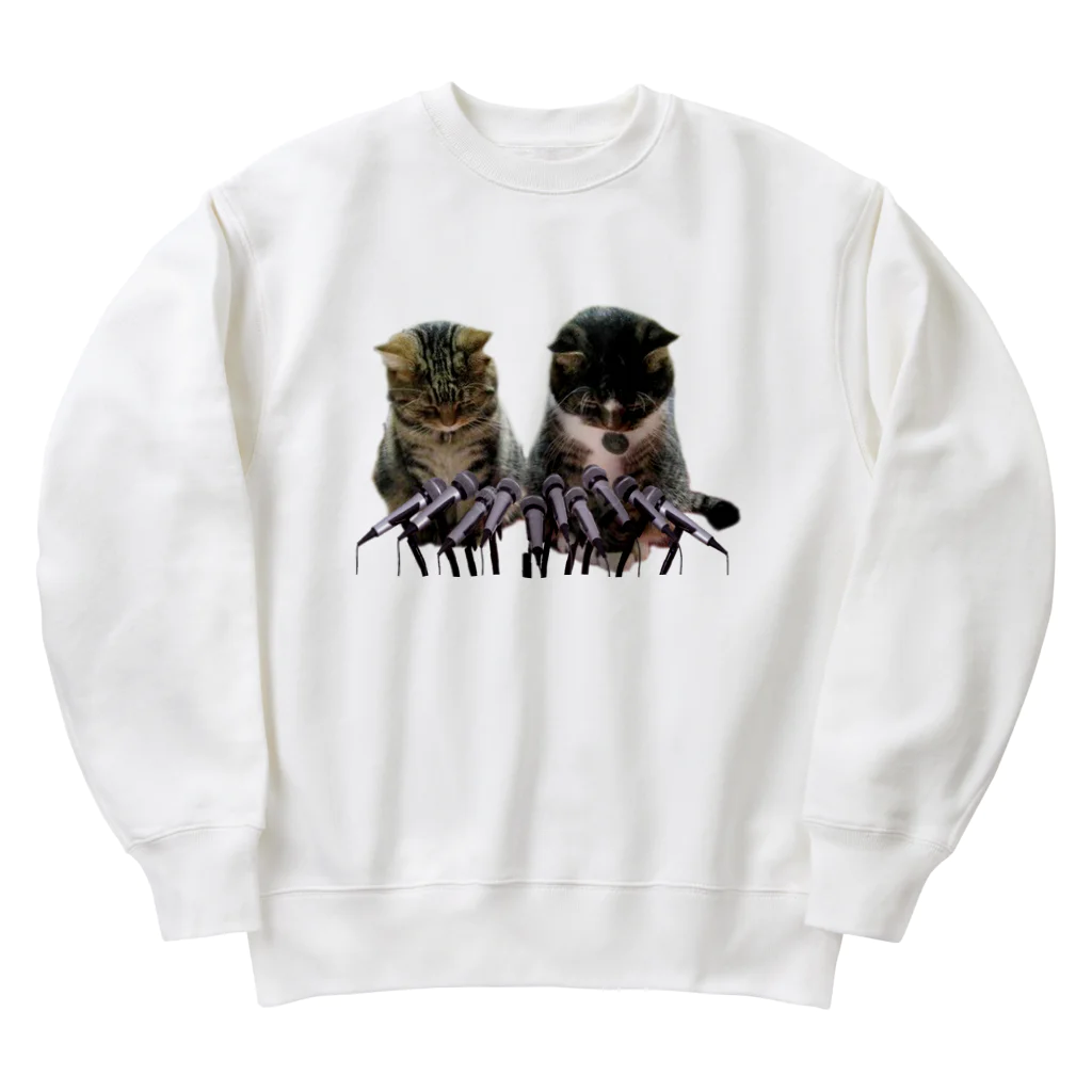 ニゴ猫　shopの記者会見 Heavyweight Crew Neck Sweatshirt