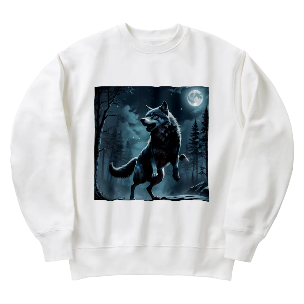 HUNTING DOGSのMoon Wolf Heavyweight Crew Neck Sweatshirt