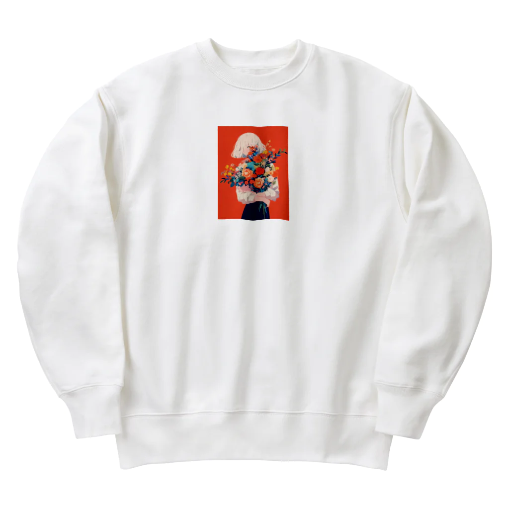 AQUAMETAVERSEの花束をあなたに　Hime  2530 Heavyweight Crew Neck Sweatshirt