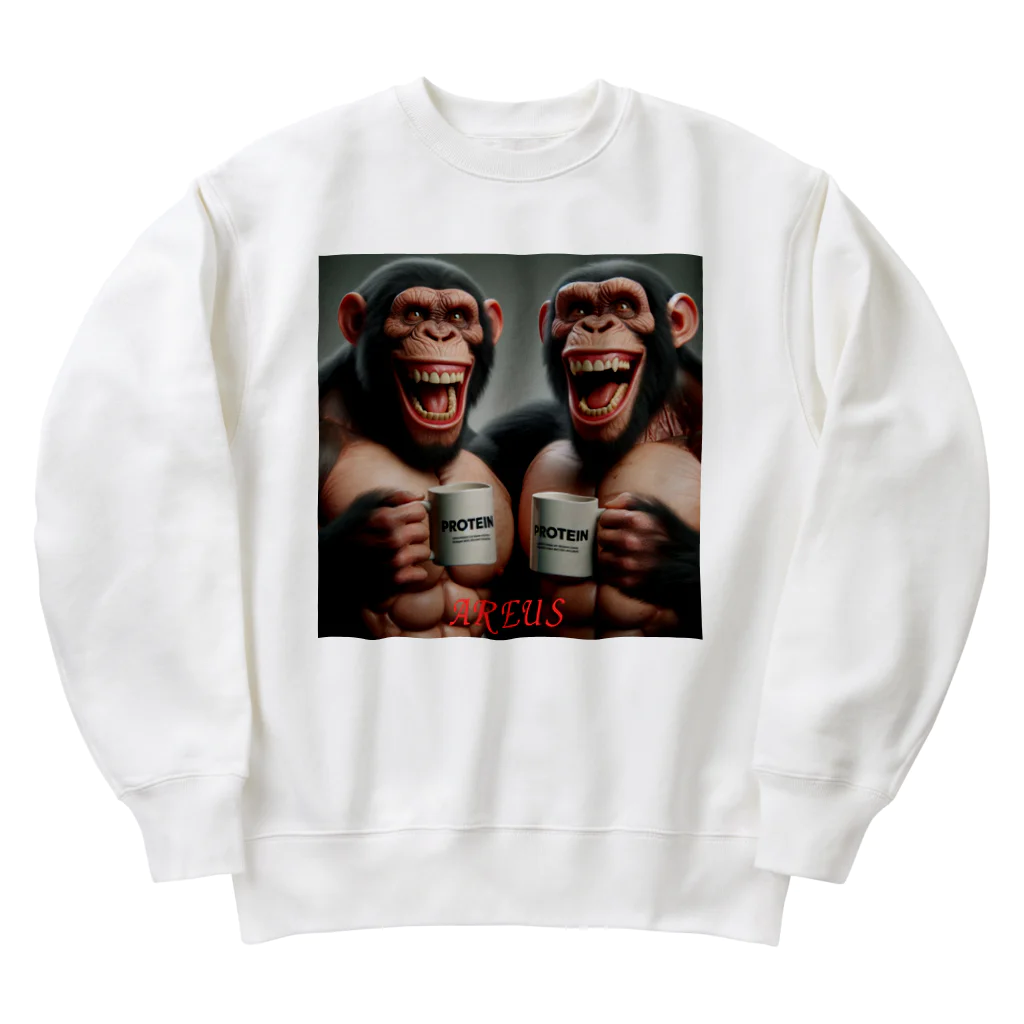 AREUSのAREUS× CHIMPANZEE#3 Heavyweight Crew Neck Sweatshirt