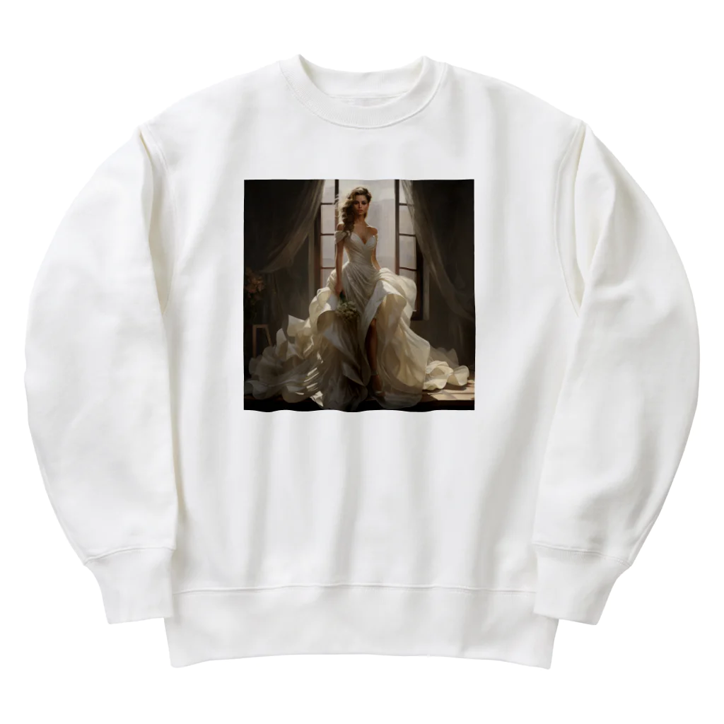 AQUAMETAVERSEのウエデｲングドレス　なでしこ1478 Heavyweight Crew Neck Sweatshirt