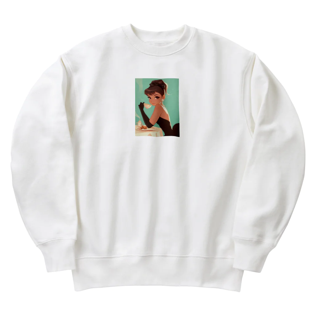 AQUAMETAVERSEのティファニーでお茶を　Hime  2530 Heavyweight Crew Neck Sweatshirt