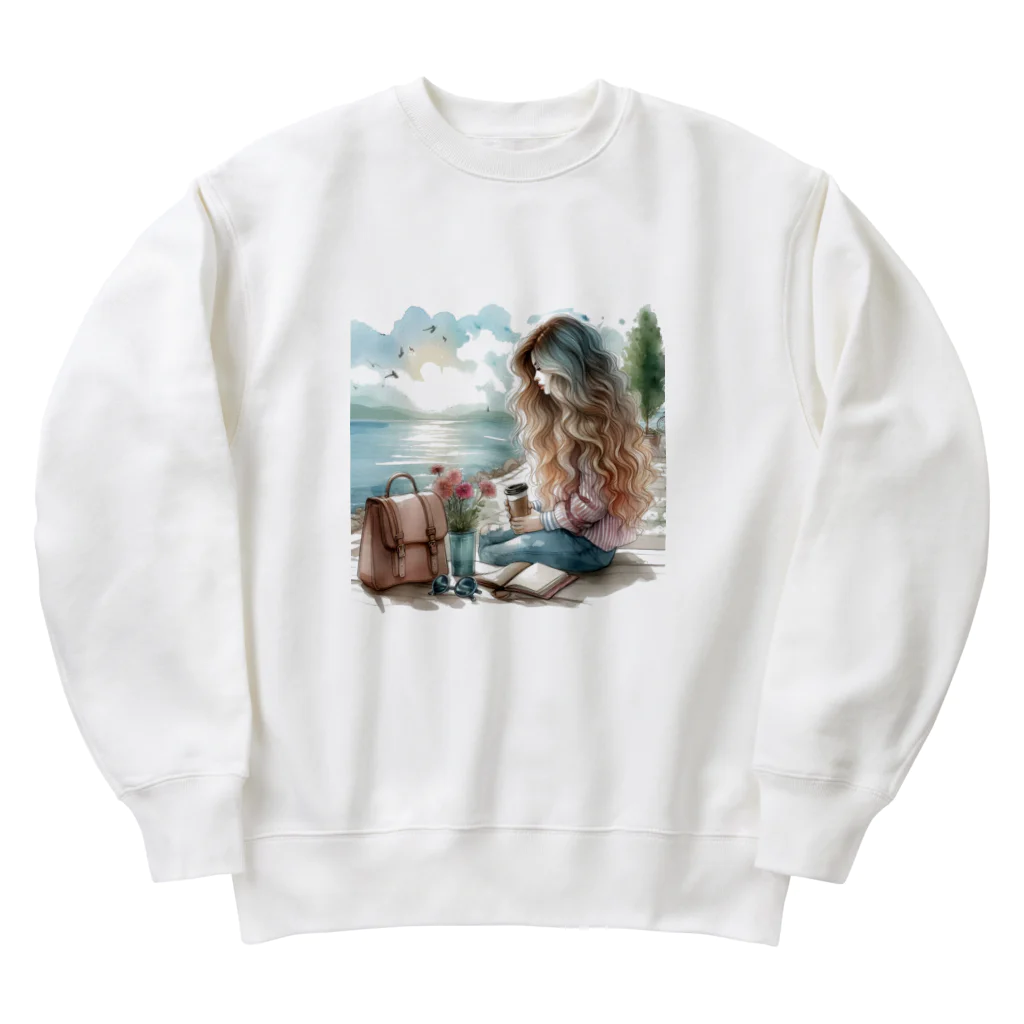 なこのCoffee Break  Heavyweight Crew Neck Sweatshirt