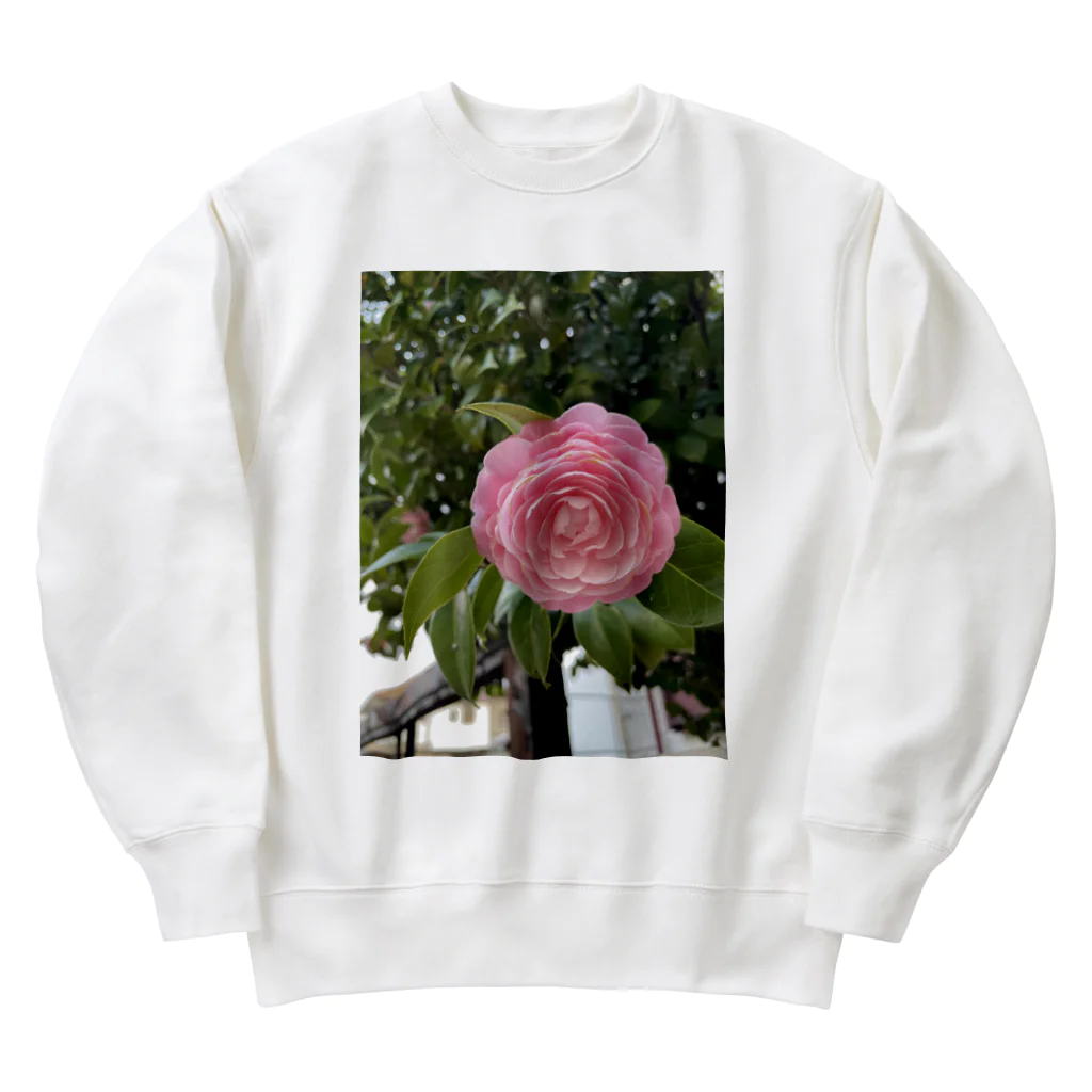 AQUAMETAVERSEの花ブローチ アメジスト2846 Heavyweight Crew Neck Sweatshirt