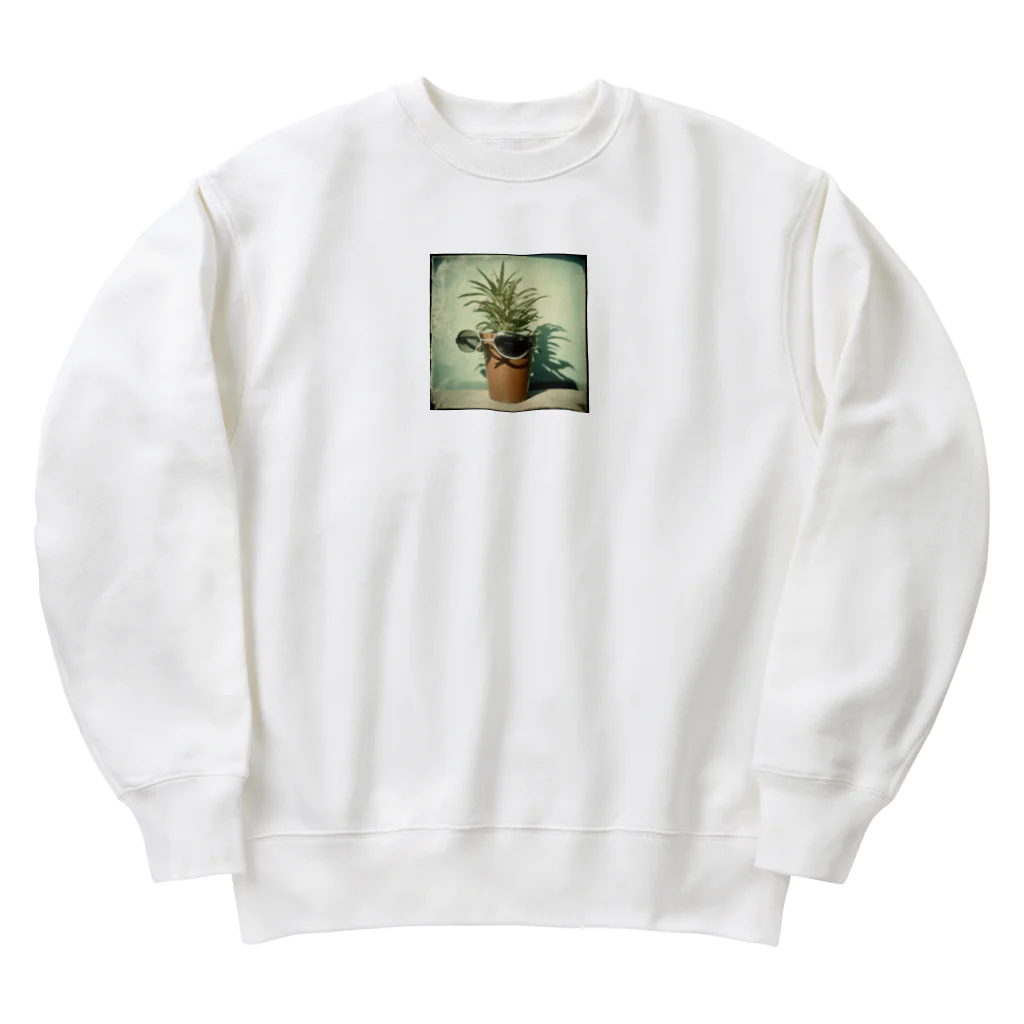 tksののびのび植物くん Heavyweight Crew Neck Sweatshirt