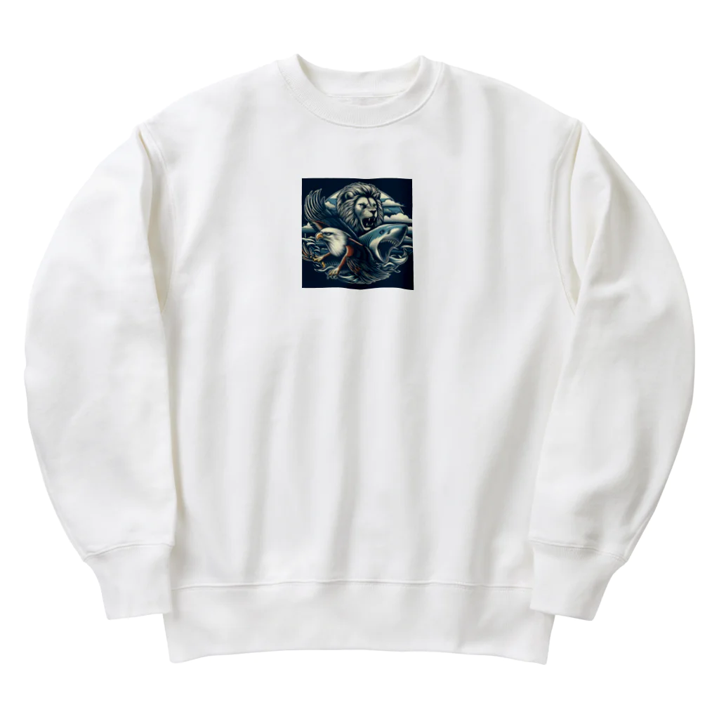 koumeiの陸海空の王者 Heavyweight Crew Neck Sweatshirt