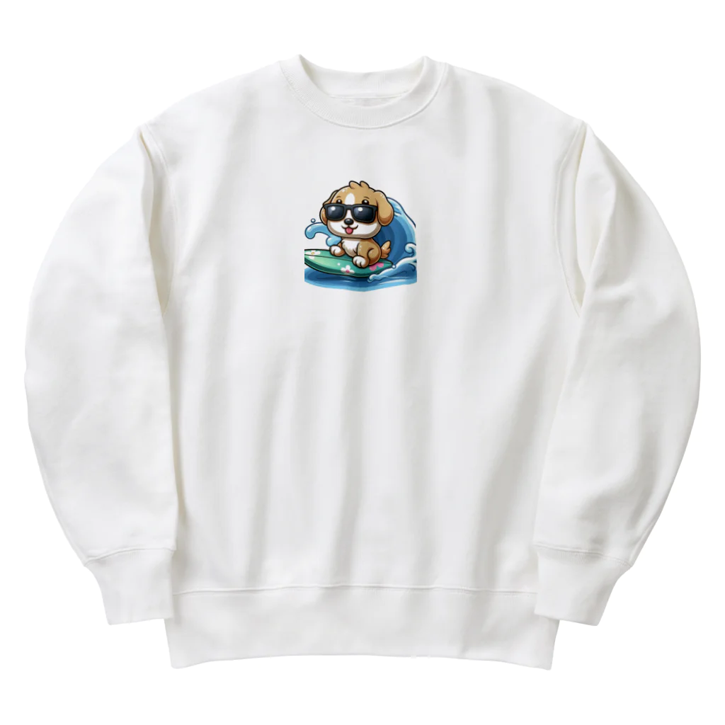 キューピットのふてくされワン Heavyweight Crew Neck Sweatshirt